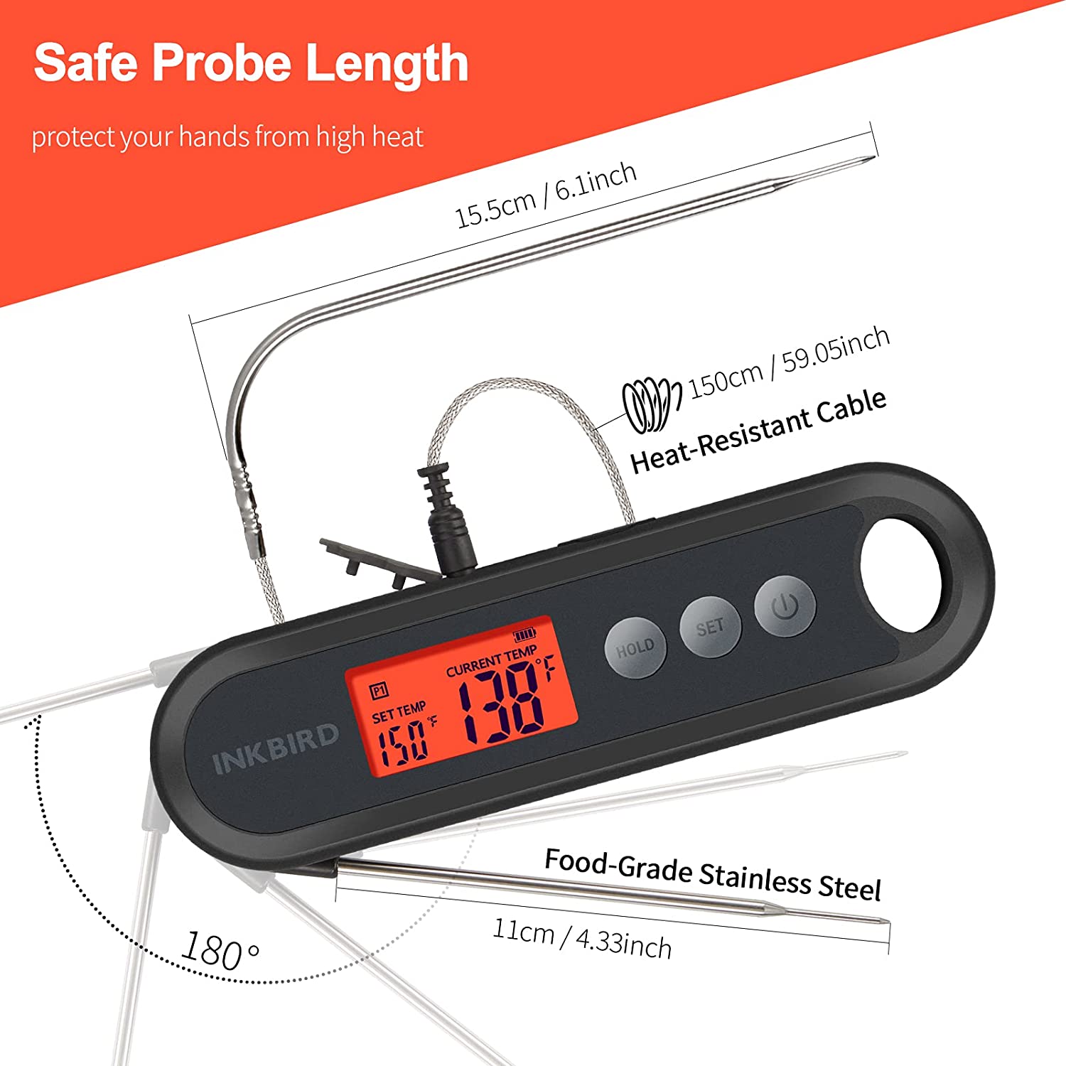 Instant Read Thermometer IHT - 2XP - INKBIRD