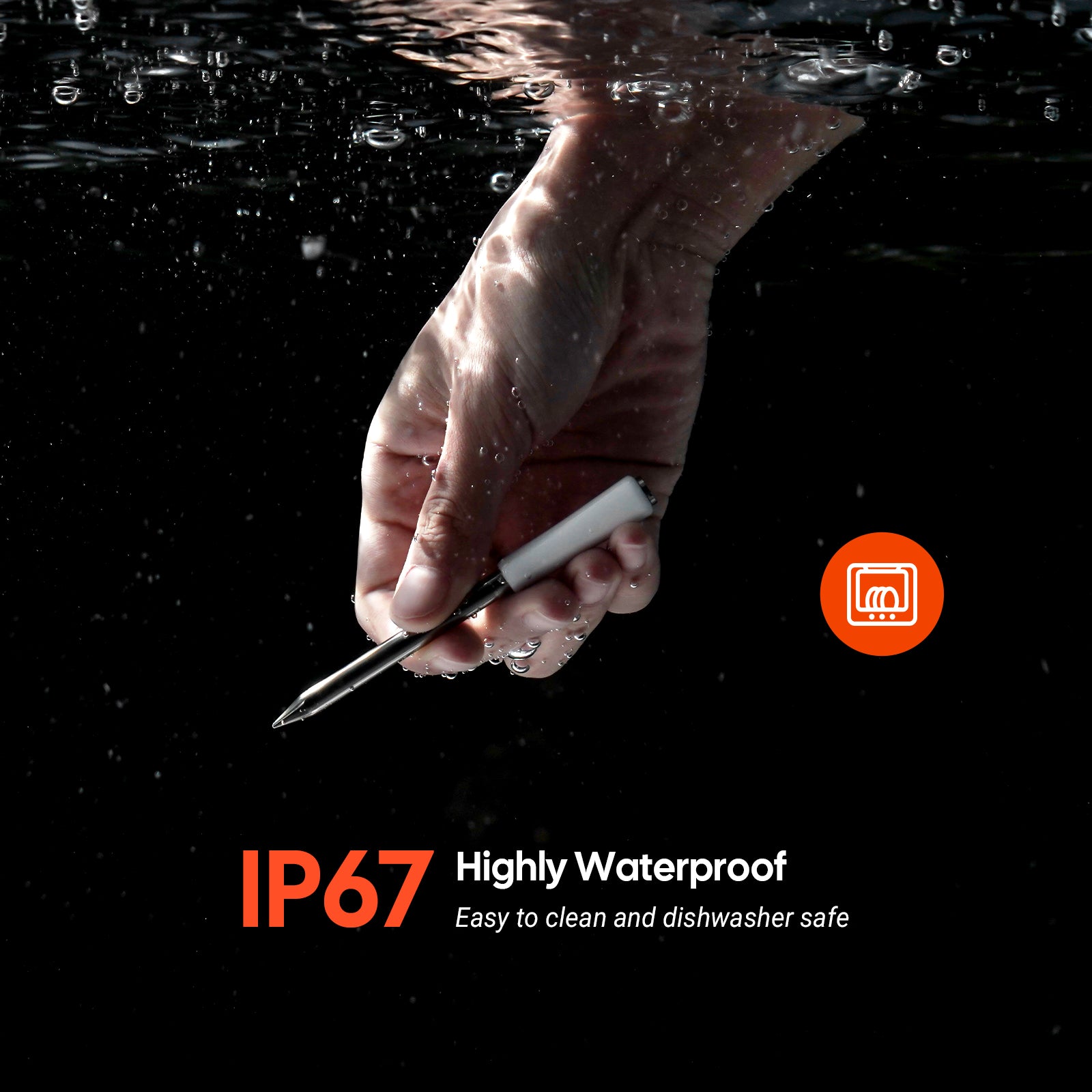 INT-11I-B Highly Waterproof Dishwasher-Safe Probe