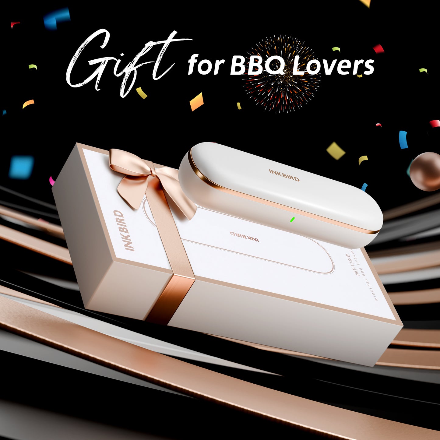 INT-11S-B Bluetooth Meat Thermometer as Gift for BBQ Lovers