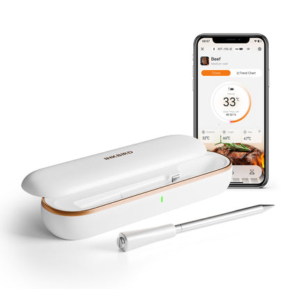 INT-11S-B Meat Thermometer on the Table