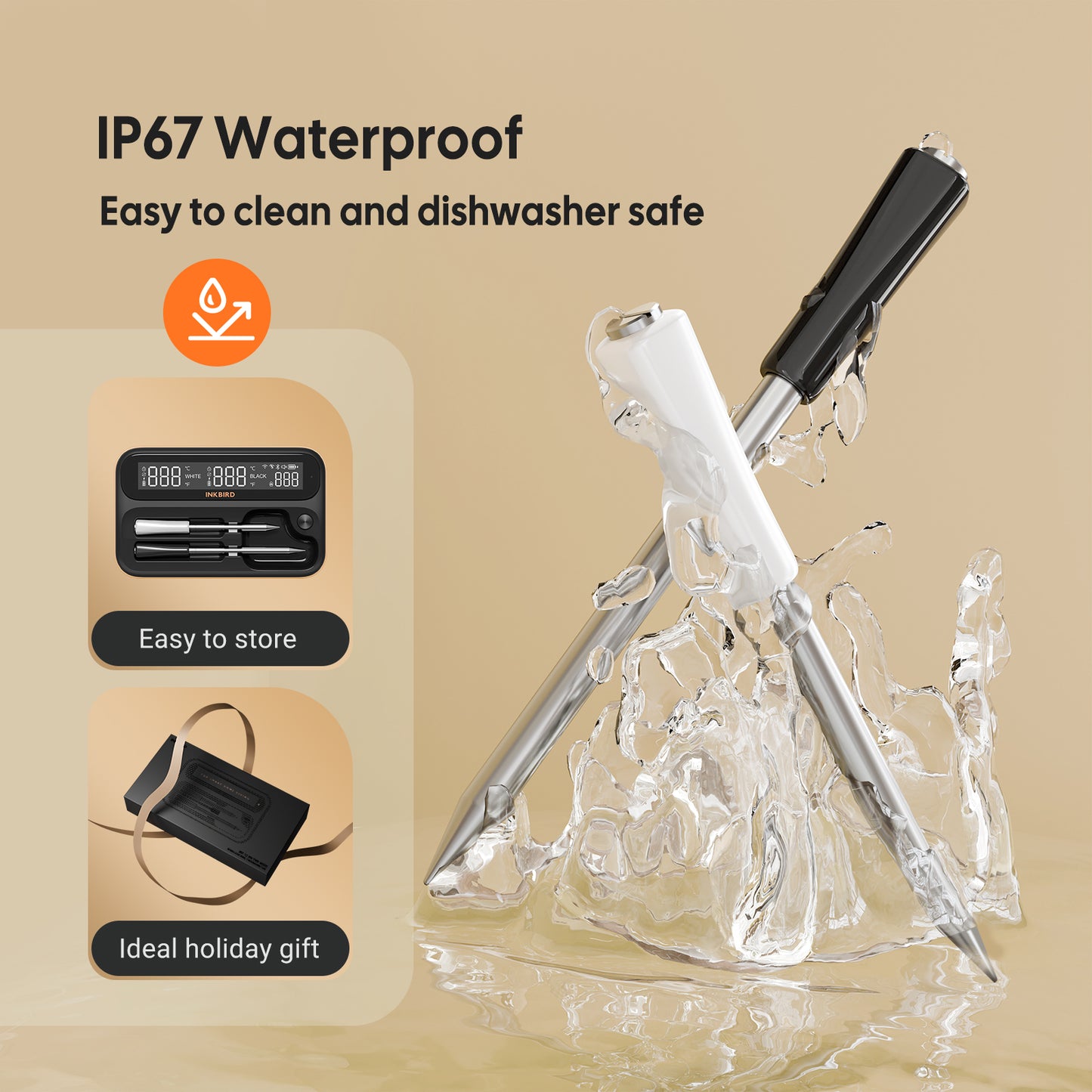 INT-12-BW P67 Dishwasher-Safe Probes
