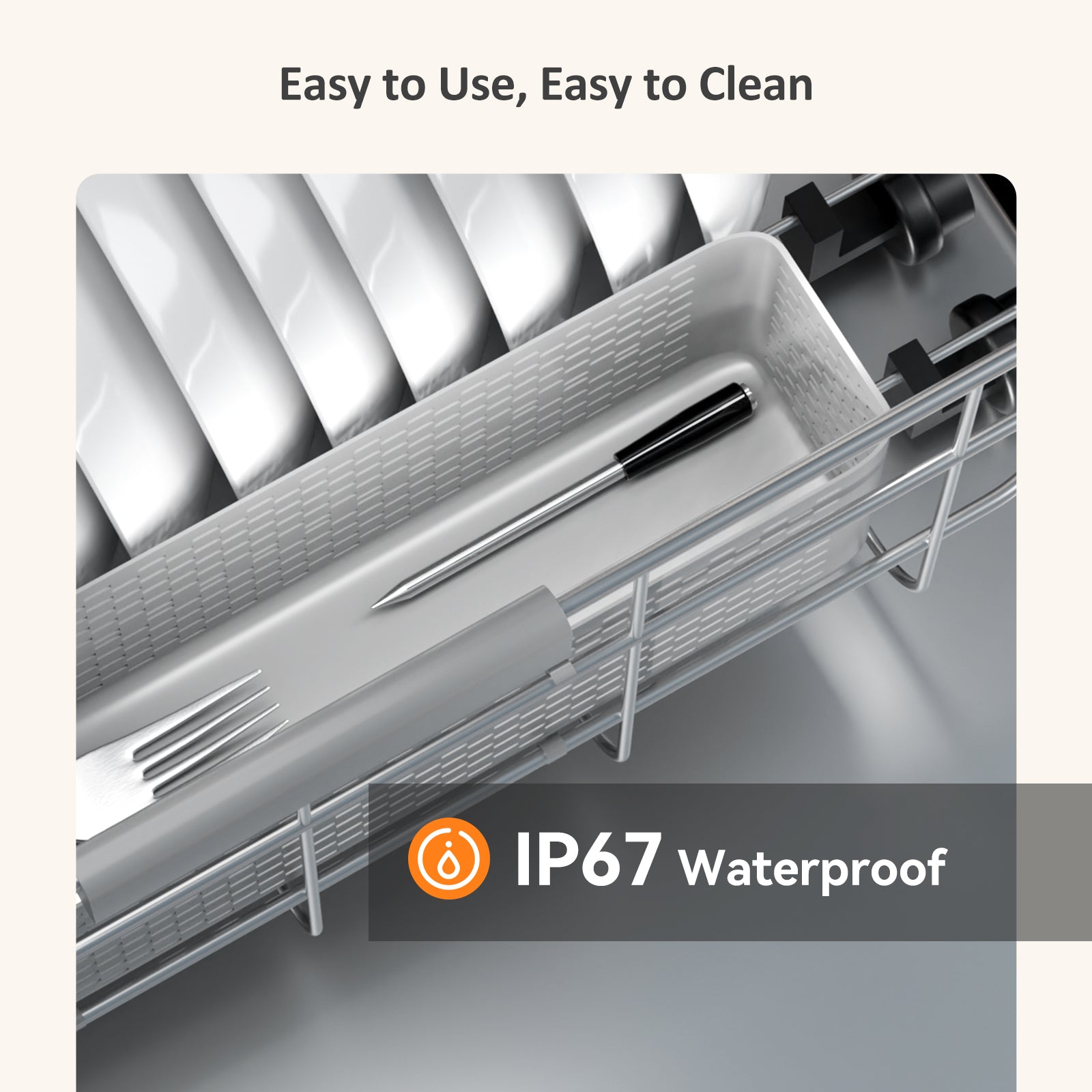 INT-21-B IP67 Waterproof Probe in Dishwasher