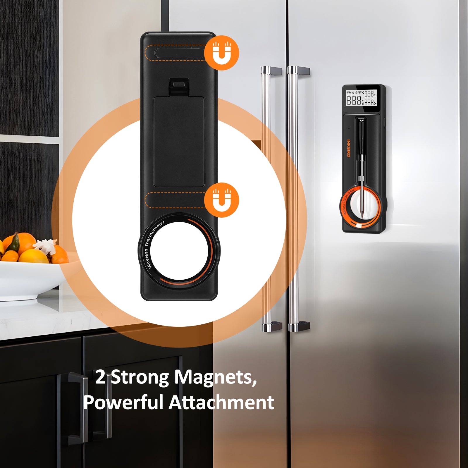 INT-21-B Strong Magnetic Back Sticking on Refrigerator