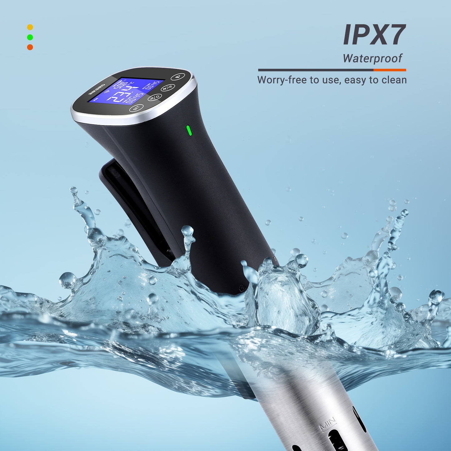 IPX7 Waterproof Sous Vide Machine ISV-300W