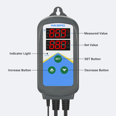 Wi - Fi Temperature Controller ITC - 306T - WIFI - INKBIRD
