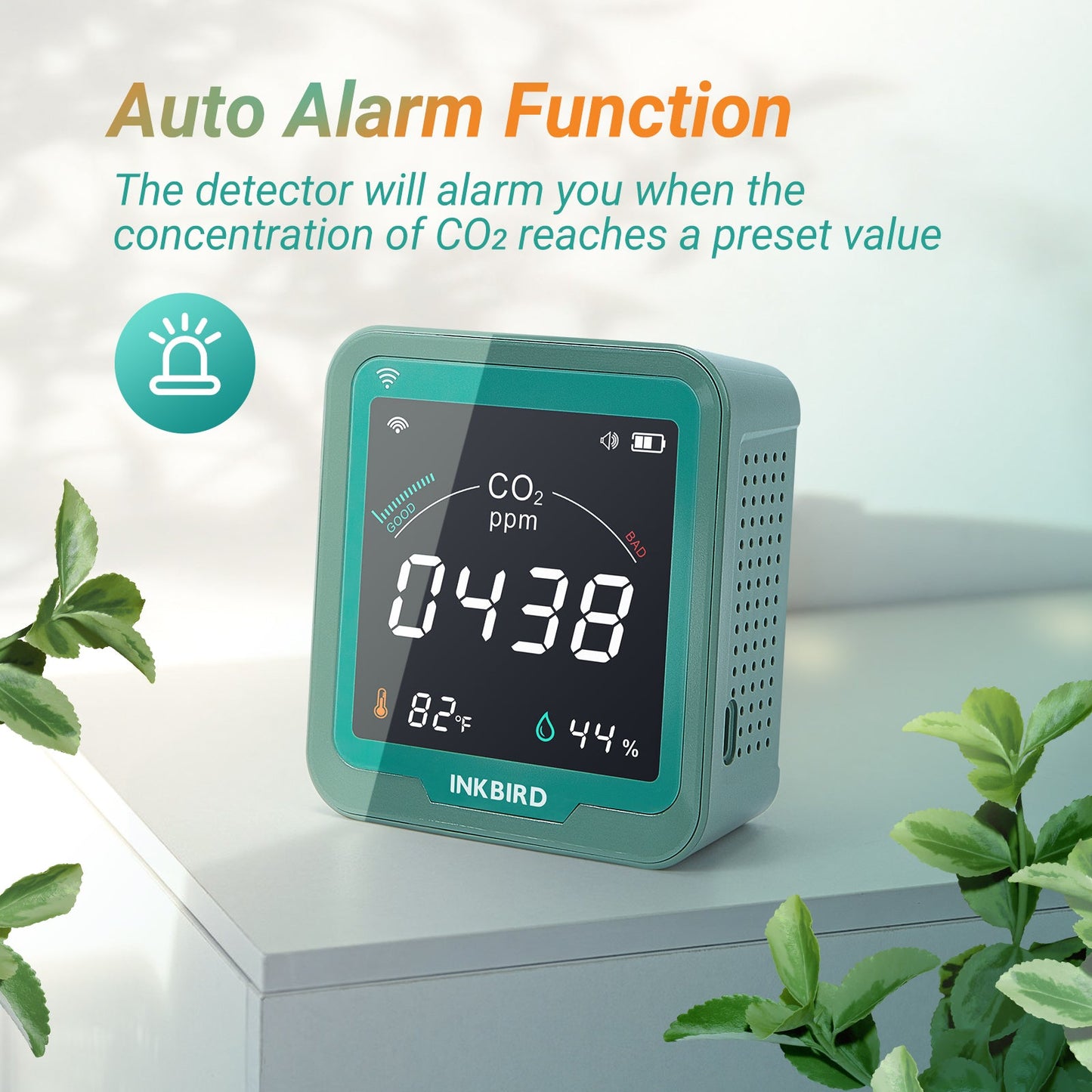 Wi-Fi CO₂ Detector INK-CO2W