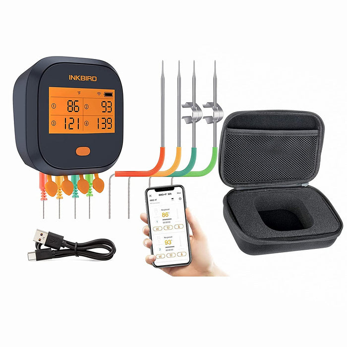 WiFi Grill Thermometer IBBQ-4T with Portable Case