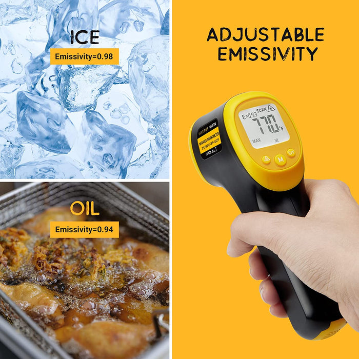 Laser Temperature Gun Infrared Thermometer Cooking Food Home