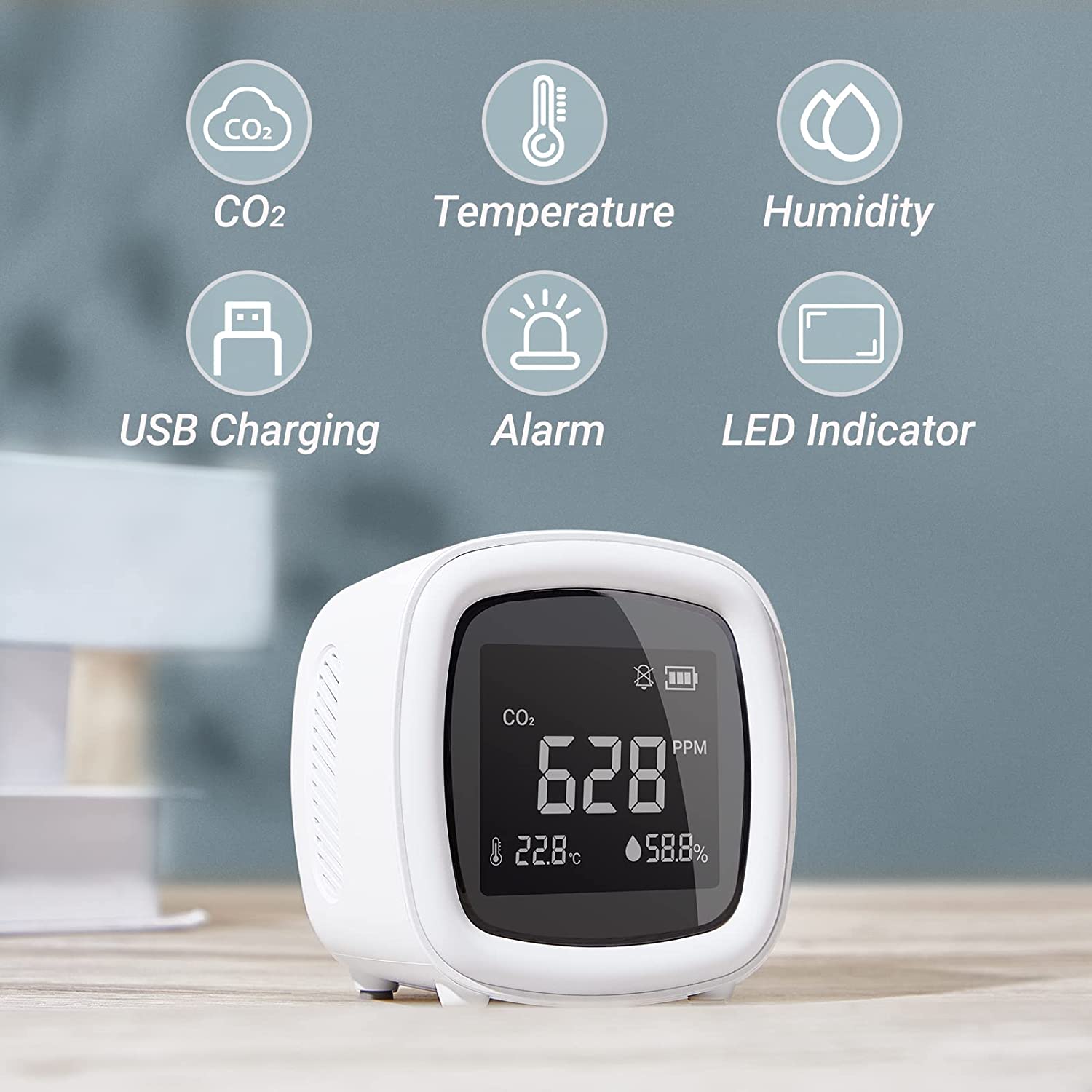 IAQM-068 3-in-1 CO2 Monitor