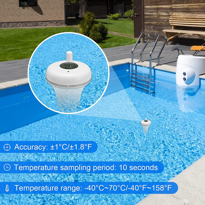 Inkbird Wireless Pool Thermometer Wireless Pond Floating Thermometer  Waterproof