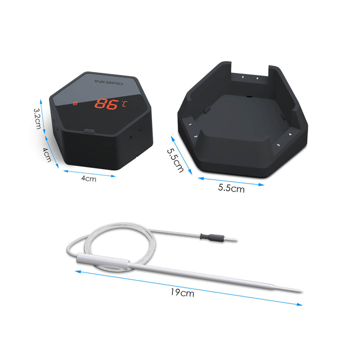 INKBIRD Rechargeable Wireless Bluetooth Grill Thermometer IBT-6XS — INKBIRD  EU