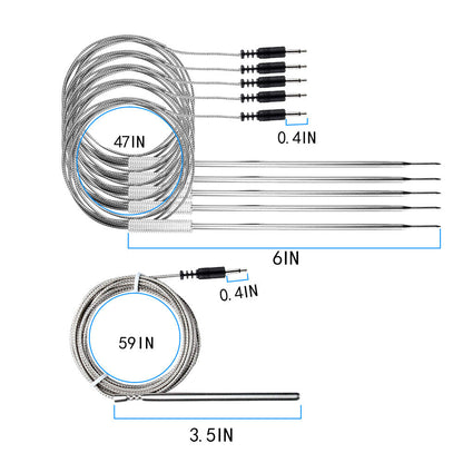 Cooking Probe Replacement for BBQ Thermometer IBT-6XS