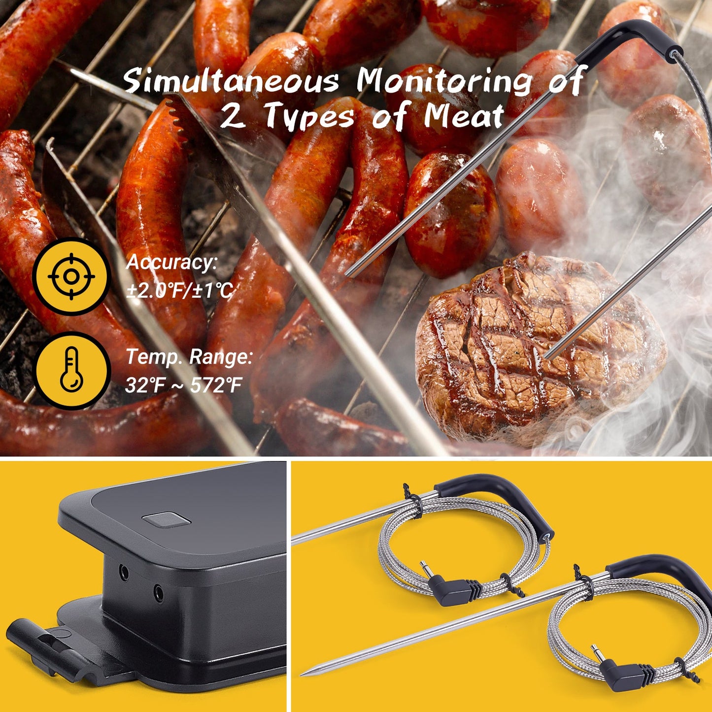 Bluetooth Grill Thermometer IBT-2X