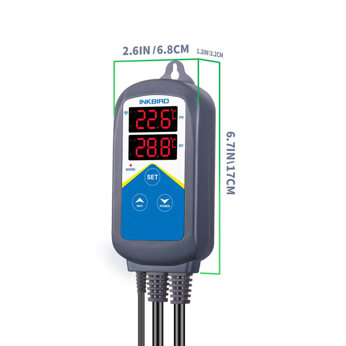 Inkbird Prewire WIFI Temperature Controller Thermostat ITC-306A
