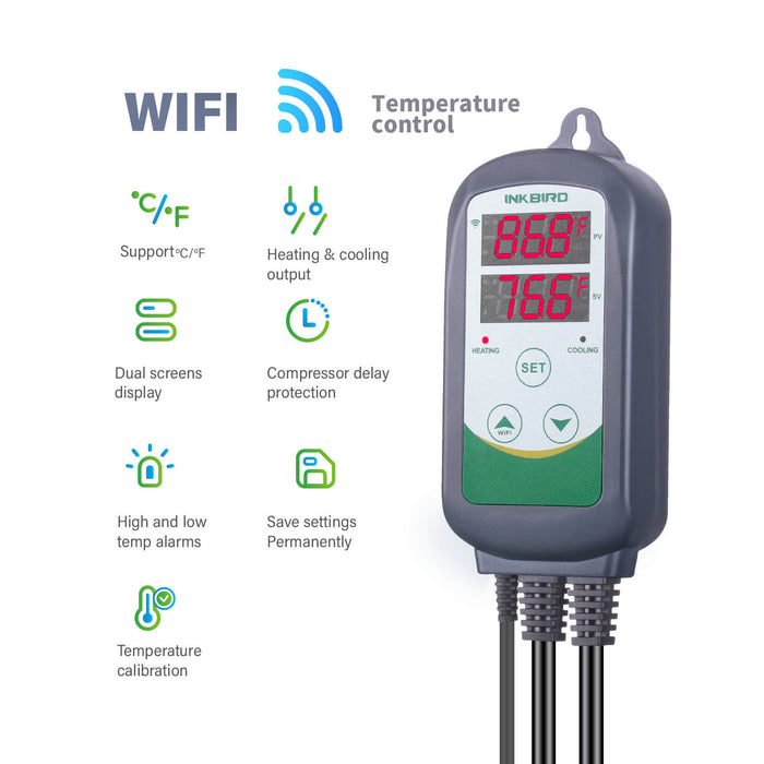 Inkbird Digital WIFI 308 Temperature With Humidity IHC-200