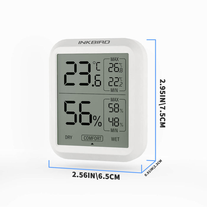 Factory New Indoor Thermometer Room Thermometer and Humidity Gauge with Temperature  Humidity Monitor - China Hygrometer, Thermometer