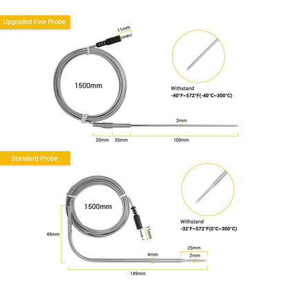 Cooking Probe Replacement for BBQ Thermometer IBT-6XS