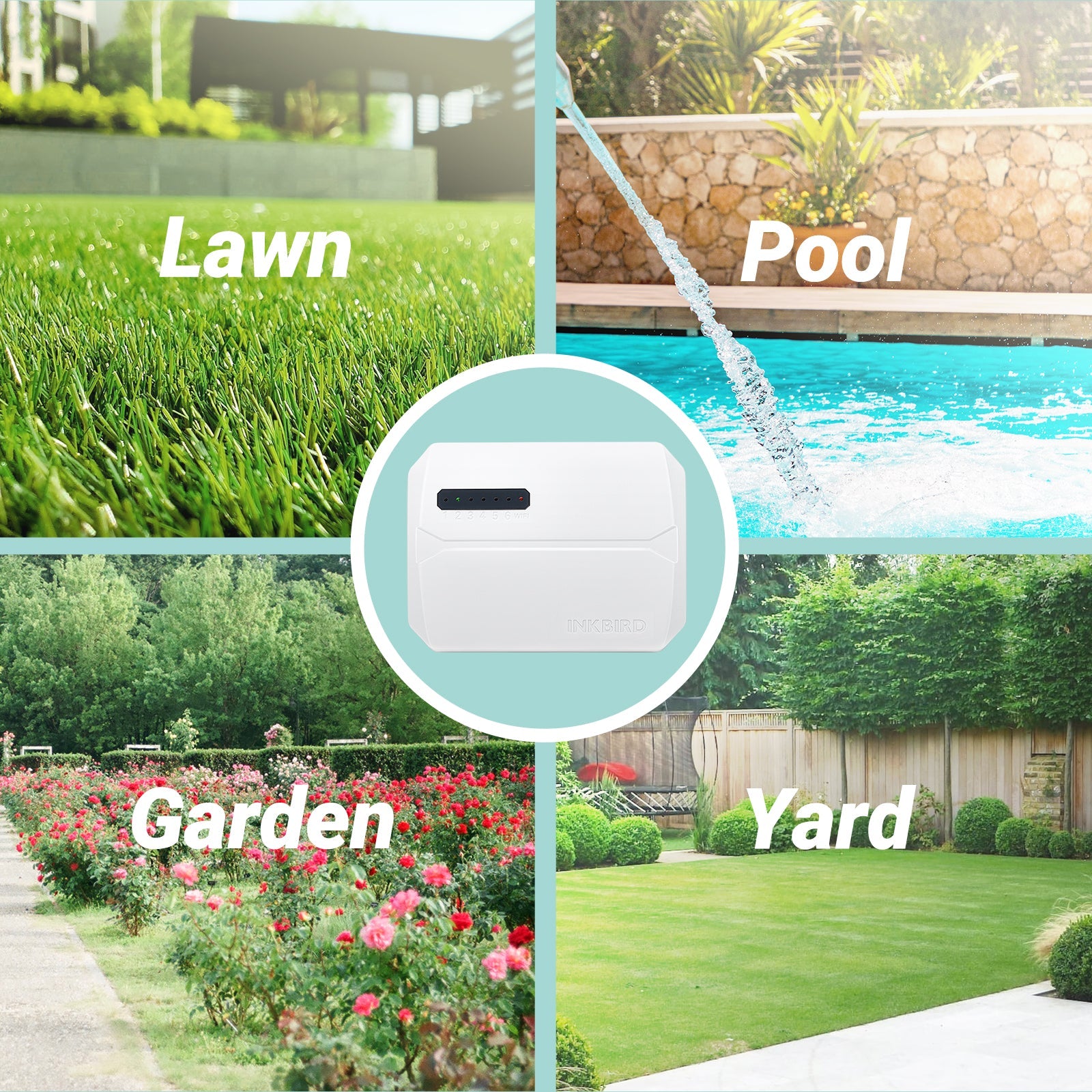 IIC-600-WIFI Sprinkler Controller for Lawn, Pool, Garden, and Yard