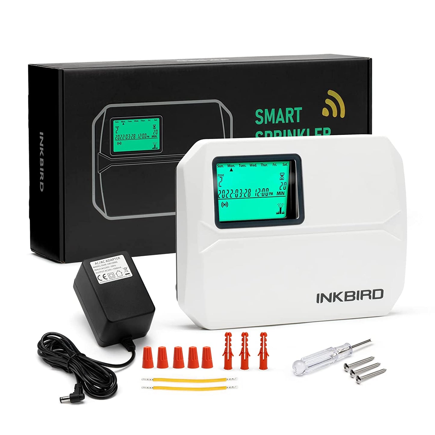 IIC-800-WIFI Irrigation Controller with Package and Components